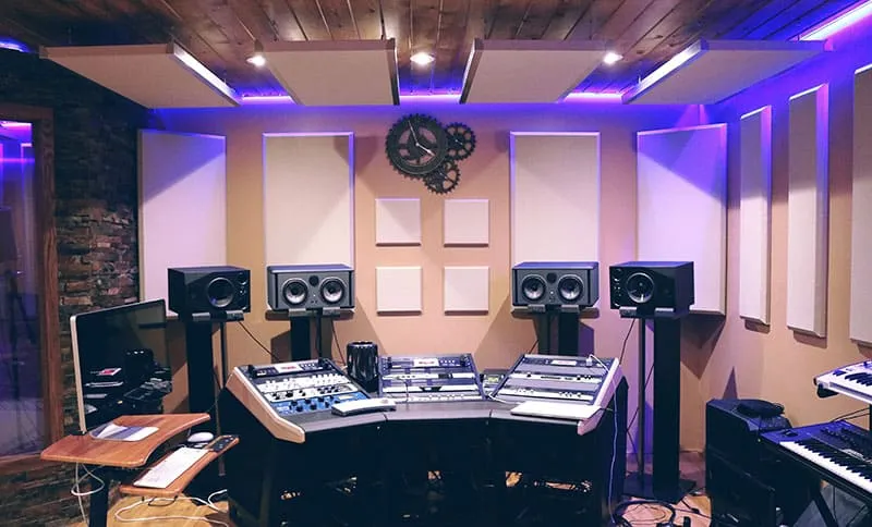 Music studio.