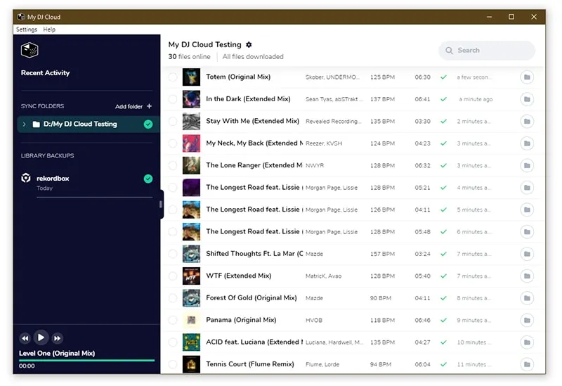 My DJ Cloud Interface.