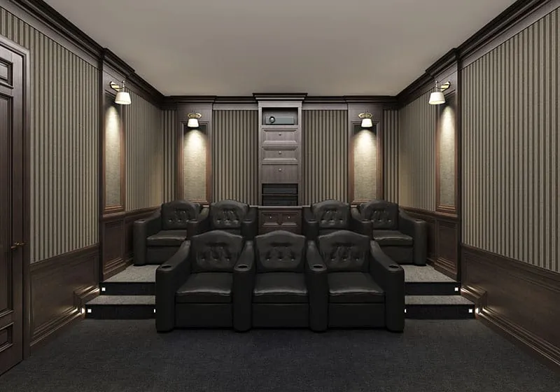Home theater room.