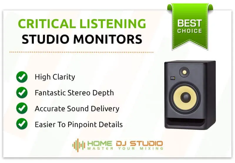 Studio Monitors Vs. Speakers For Critical Listening.