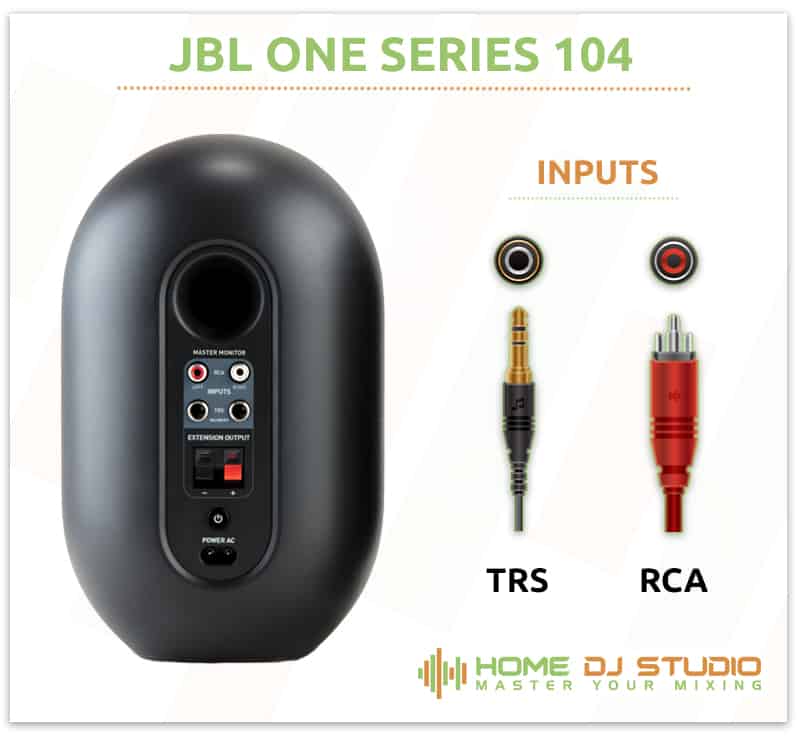 JBL One Series 104 Connections