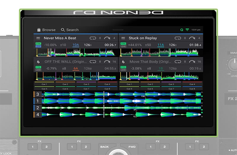 Denon Prime 4 Plus Screen.