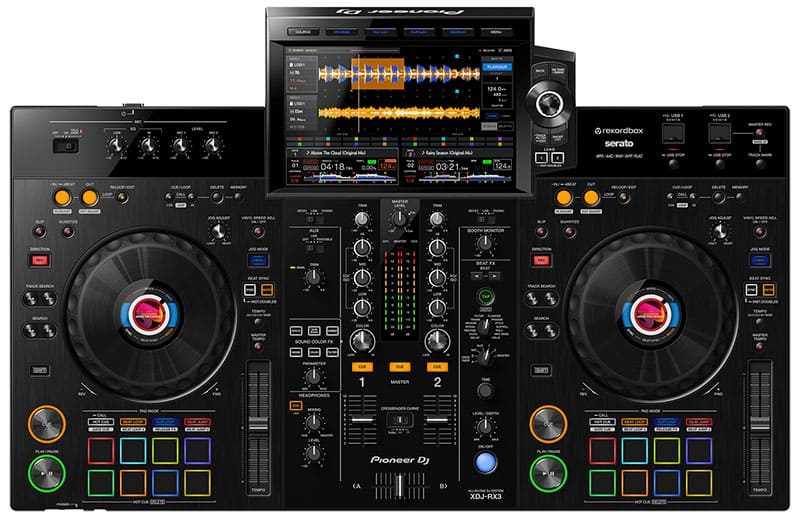 Top view of the Pioneer XDJ-RX3.